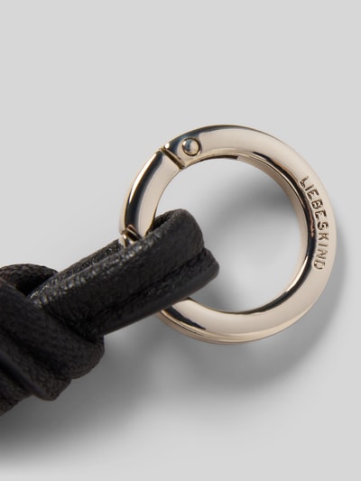 LIEBESKIND BERLIN Schlüsselanhänger mit Knoten-Detail Modell 'Pom Pom' Black 2