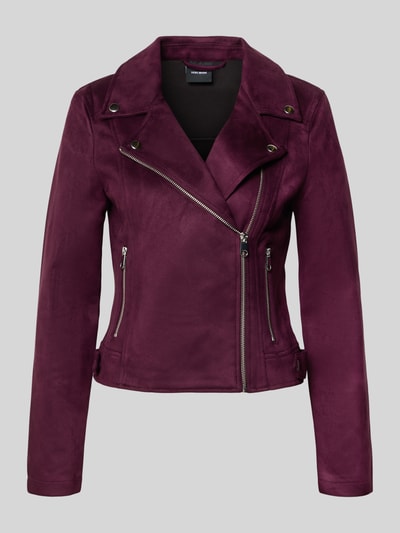 Vero Moda Jacke in Veloursleder-Optik Modell 'JOSE' Bordeaux 2