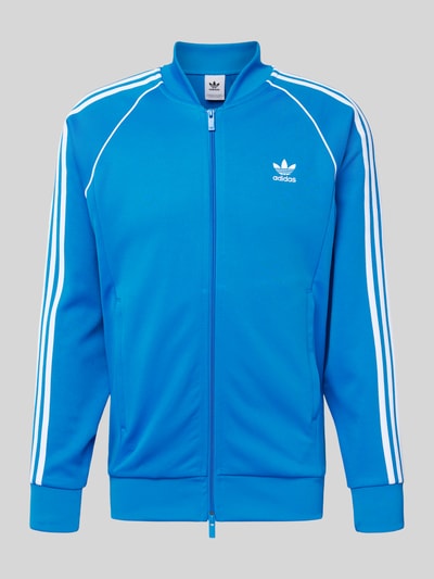 adidas Originals Bluza rozpinana z wyhaftowanym logo Królewski niebieski 2