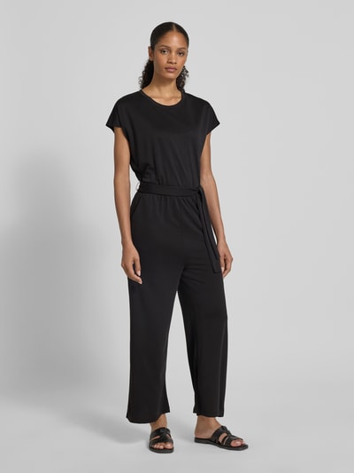 Jake*s Casual Jumpsuit mit Bindegürtel Black 1