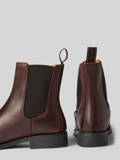 GANT Stiefeletten aus echtem Rindsleder Modell 'Fayy' Dunkelbraun 2