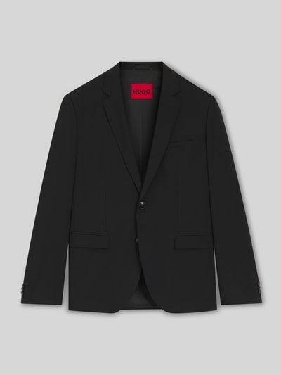 HUGO Slim fit colbert van wolmix, model 'ARTI' Zwart - 2