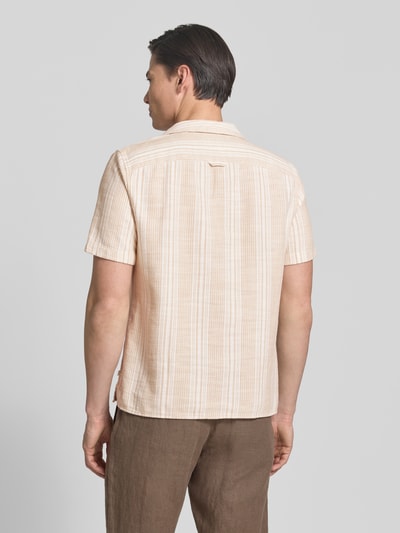 s.Oliver RED LABEL Regular Fit Freizeithemd aus reiner Baumwolle Beige 5