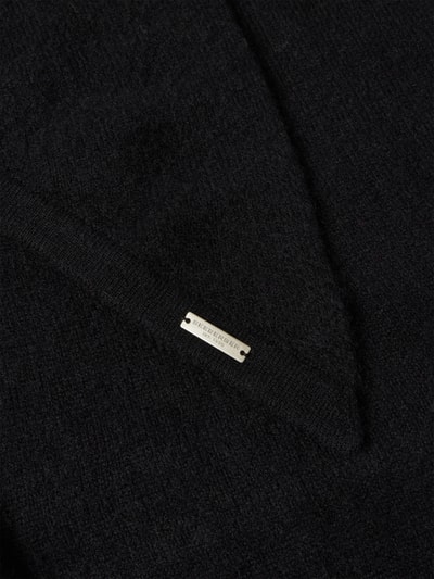 Seeberger Schal aus reinem Kaschmir mit Label-Detail Black 2