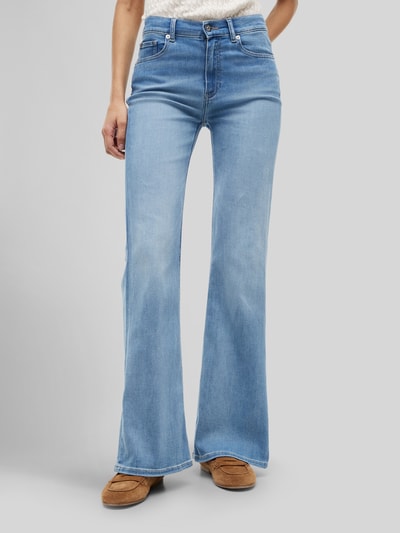 Tommy Hilfiger Bootcut-Jeans aus Baumwoll-Mix Modell 'FLARE KATY RW' Hellblau 4