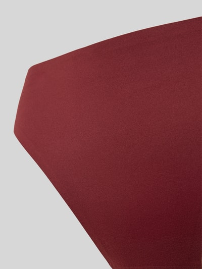 Calvin Klein Underwear Majtki bikini o kroju slim fit z kwiatowym obszyciem z koronki Oberżynowy 2