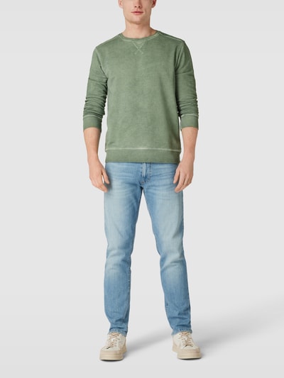 BETTER RICH Sweatshirt mit Rundhalsausschnitt Modell 'SOHO CREW' Oliv 1