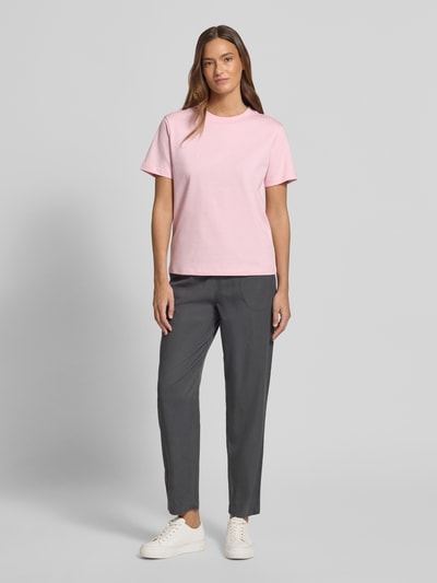 Jake*s Casual Hose mit elastischem Bund Dunkelgrau 1