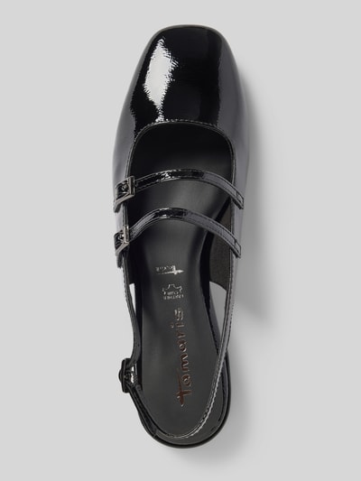 Tamaris Czółenka na słupku Czarny 3