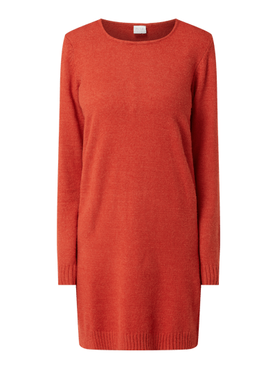 Vila Tricot jurk met aangeknipte mouwen Rood - 2