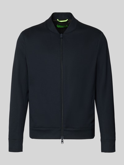 CINQUE Bluza rozpinana o kroju regular fit z dodatkiem wiskozy model ‘Cross’ Granatowy 2