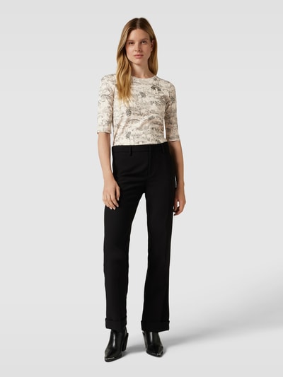 Marc Cain T-Shirt mit Allover-Print Offwhite 1