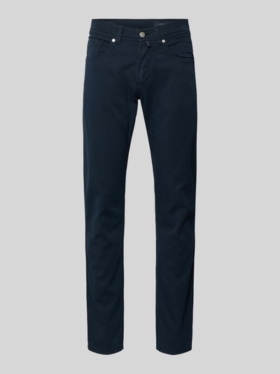 Pierre Cardin Tapered Fit Hose mit Eingrifftaschen Modell 'Lyon' Marine 2