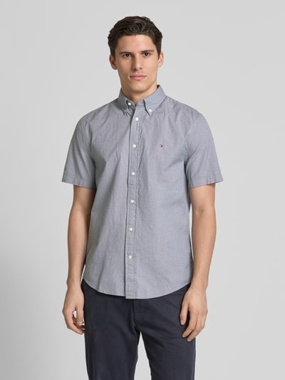 Tommy Hilfiger Regular fit vrijetijdsoverhemd van puur katoen Blauw - 4