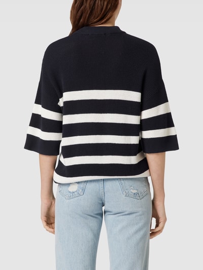 edc By Esprit Strickpullover mit Streifenmuster Marine 5