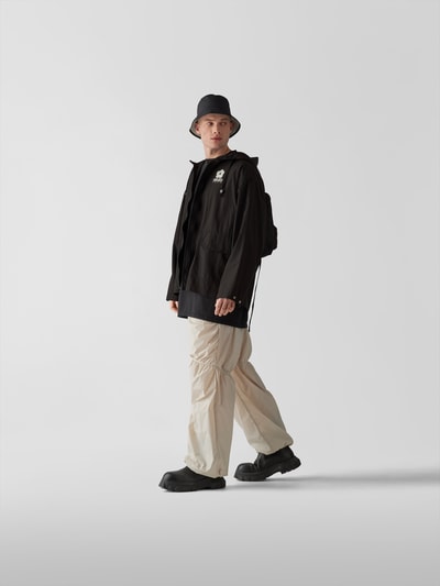 Kenzo Windbreaker mit integriertem Rucksack Black 1