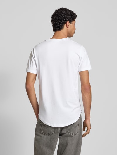 Only & Sons T-shirt met ronde hals, model 'MATT' Wit - 5