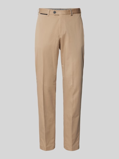 Hiltl Slim Fit Hose mit Bügelfalten Modell 'PEAKER' Sand 2