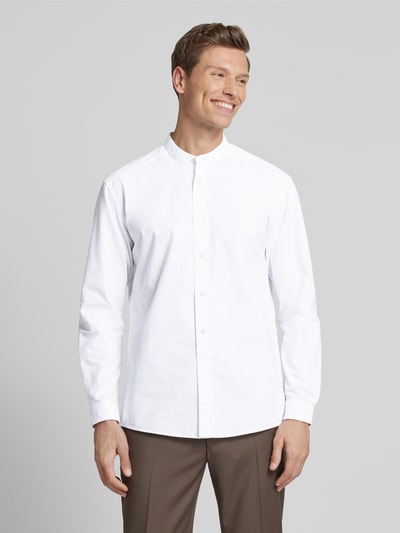 BOSS Koszula casualowa ze stójką model ‘Cole’ Biały 4