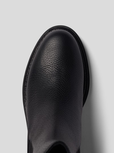 Sergio Rossi Chelsea Boots aus Leder Schwarz 6