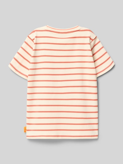 Steiff regular fit T-shirt met logodetail Ecru - 3