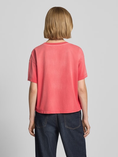 American Vintage T-shirt met ronde hals model 'AFOMA' Rood - 5