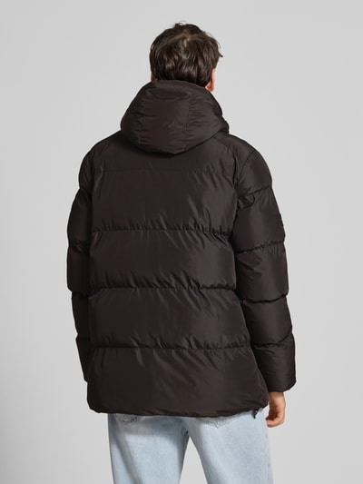 Superdry Kurtka pikowana z kapturem Czarny 5