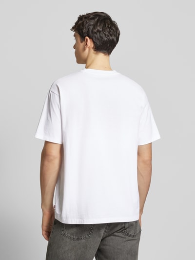 Levi's® Relaxed fit T-shirt met labelstitching, model 'RED TAB VINTAGE' Wit - 5