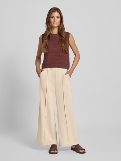 ZABAIONE Stoffhose mit französischen Eingrifftaschen Beige 1