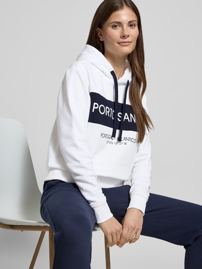 Christian Berg Woman Hoodie mit Statement-Print Weiss 3