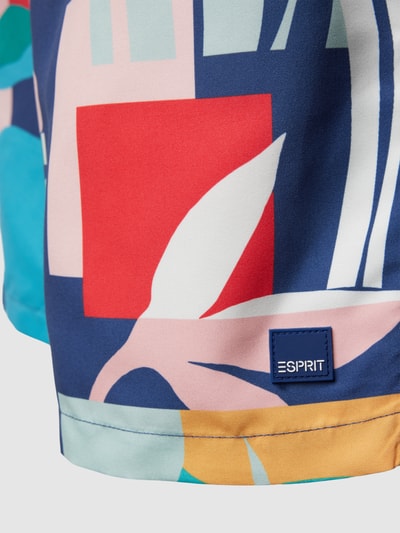 Esprit Zwembroek met all-over motief, model 'NEWPORT BAY' Blauw - 2