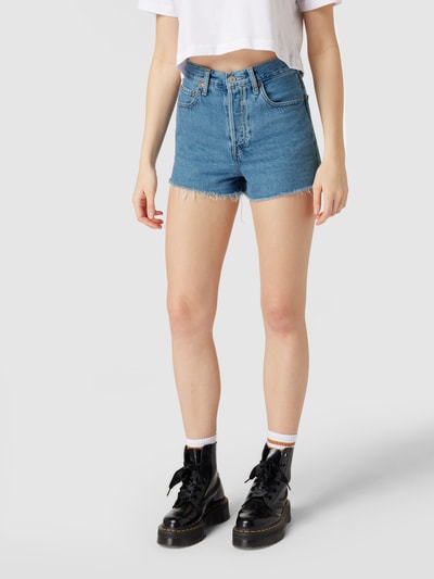 Levi's® High Waist Jeansshorts mit Label-Patch Jeansblau 4