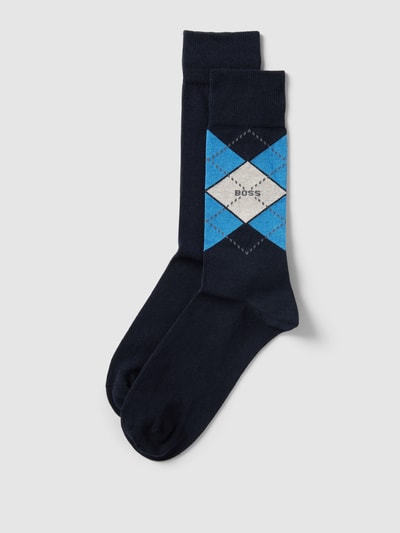 BOSS Socken mit Label-Detail im 2er-Pack Royal 1