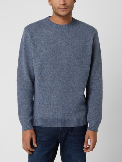 Fynch-Hatton Pullover met wolgehalte  Marineblauw - 4