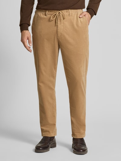 MCNEAL Tapered Fit Cordhose mit Strukturmuster Beige 4