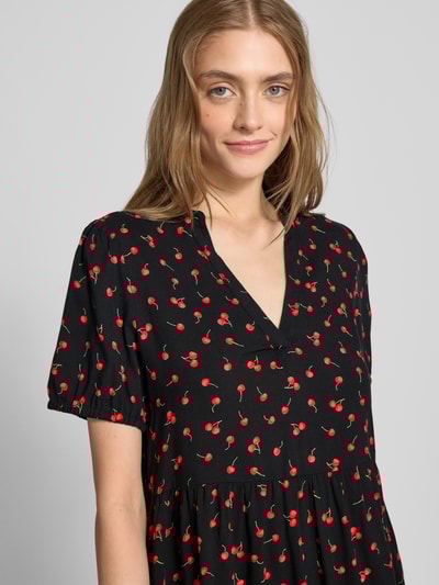 Only Vrijetijdsjurk in A-lijn van pure viscose, model 'NOVA LIFE' Zwart - 3