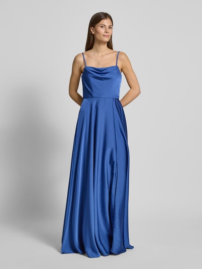 Laona Abendkleid mit Wasserfall-Ausschnitt Royal 4