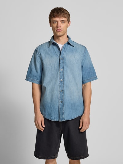 G-Star Raw Regular Fit Jeanshemd mit 1/2-Arm Hellblau 4