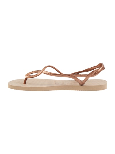 Havaianas Zehentrenner aus Gummi Modell 'Luna' Rose Gold 3