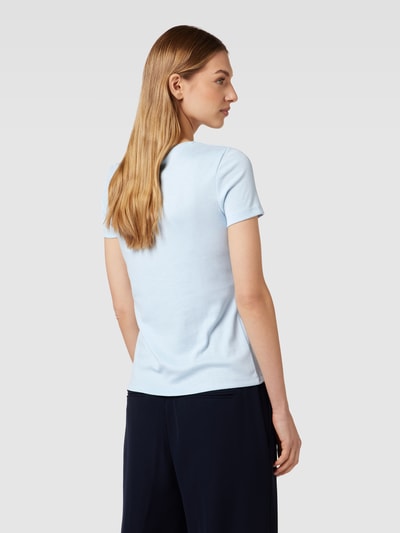 Montego T-Shirt mit Rundhalsausschnitt Hellblau Melange 5