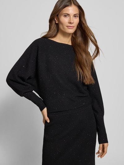 Zero Strickkleid aus Viskose-Mix Black 3