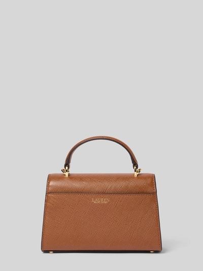 Lauren Ralph Lauren Satchel Bag mit Label-Detail Cognac 4