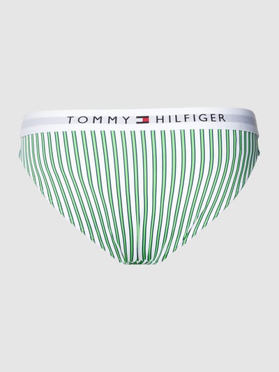 TOMMY HILFIGER Bikini-Slip mit Streifenmuster Gruen Melange 3