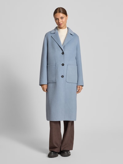 comma Jas met reverskraag Rookblauw - 4