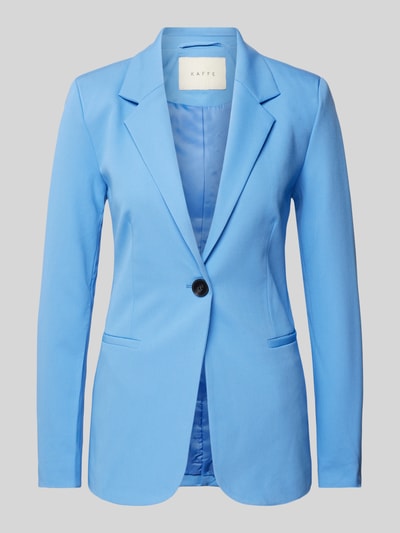 Kaffe Blazer mit Paspeltaschen in unifarbenem Design Blau 2