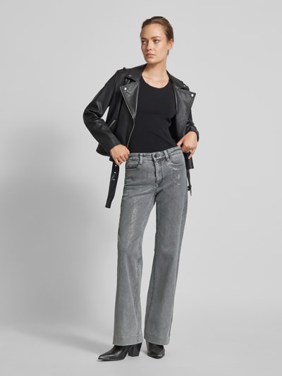 MAC Wide leg jeans in 5-pocketmodel, model 'Dream Wide Authentic' Lichtgrijs - 1