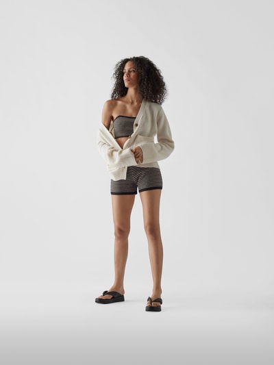 Lisa Yang Shorts aus Kaschmir Schwarz 1