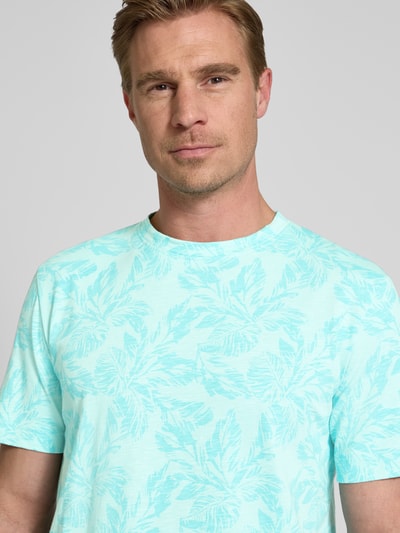 Tom Tailor T-shirt o kroju regular fit z czystej bawełny Turkusowy 3