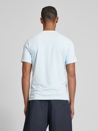 BOSS T-Shirt mit Label-Stitching Modell 'MIX&MATCH' Bleu 5