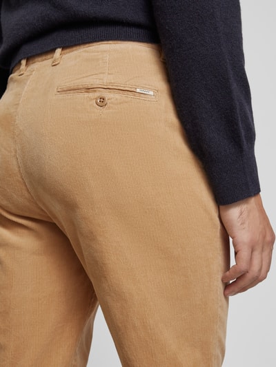 Gant Stoffen broek met Franse steekzakken Kaki - 3